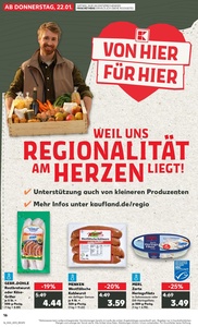 Kaufland Prospekt - Regionale Angebote ab 21.01.
