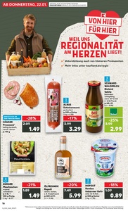 Kaufland Prospekt - Regionale Angebote ab 21.01.