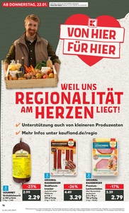 Kaufland Prospekt - Regionale Angebote ab 21.01.