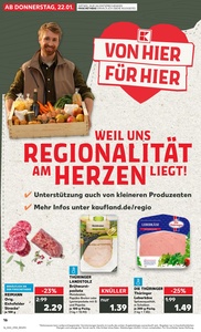 Kaufland Prospekt - Regionale Angebote ab 21.01.