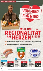 Kaufland Prospekt - Regionale Angebote ab 21.01.