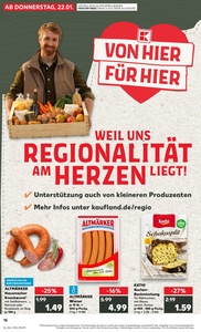 Kaufland Prospekt - Regionale Angebote ab 21.01.