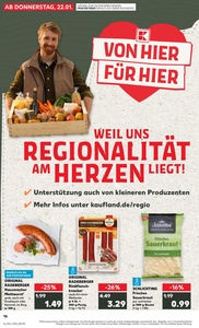 Kaufland Prospekt - Regionale Angebote ab 21.01.
