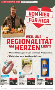 Kaufland Prospekt - Regionale Angebote ab 21.01.
