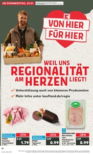 Kaufland Prospekt - Regionale Angebote ab 21.01.