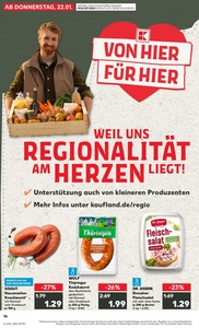 Kaufland Prospekt - Regionale Angebote ab 21.01.
