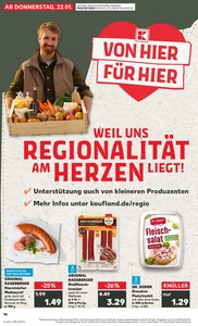 Kaufland Prospekt - Regionale Angebote ab 21.01.