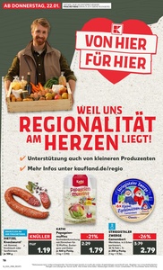 Kaufland Prospekt - Regionale Angebote ab 21.01.