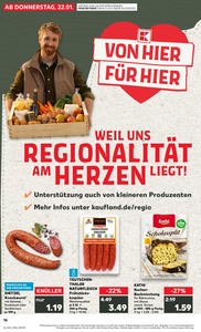 Kaufland Prospekt - Regionale Angebote ab 21.01.