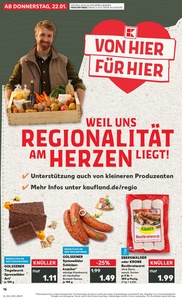 Kaufland Prospekt - Regionale Angebote ab 21.01.