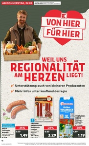 Kaufland Prospekt - Regionale Angebote ab 21.01.