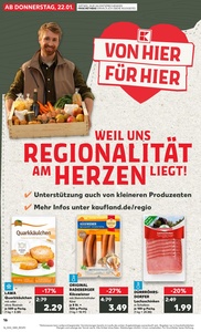 Kaufland Prospekt - Regionale Angebote ab 21.01. - Seite 1