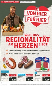 Kaufland Prospekt - Regionale Angebote ab 21.01.