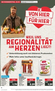 Kaufland Prospekt - Regionale Angebote ab 21.01.
