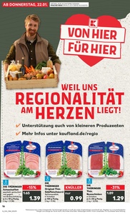 Kaufland Prospekt - Regionale Angebote ab 21.01.