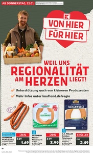 Kaufland Prospekt - Regionale Angebote ab 21.01.