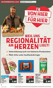 Kaufland Prospekt - Regionale Angebote ab 21.01.