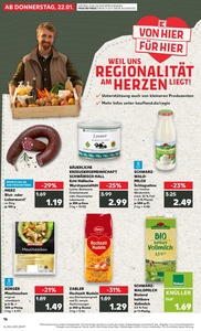 Kaufland Prospekt - Regionale Angebote ab 21.01.
