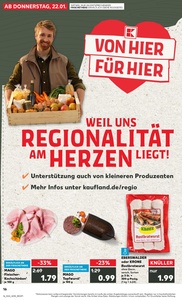 Kaufland Prospekt - Regionale Angebote ab 21.01.