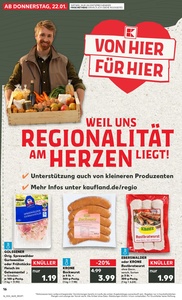 Kaufland Prospekt - Regionale Angebote ab 21.01.