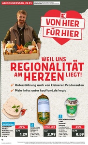 Kaufland Prospekt - Regionale Angebote ab 21.01. - Seite 1