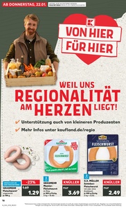 Kaufland Prospekt - Regionale Angebote ab 21.01.