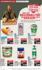 Kaufland Prospekt - Regionale Angebote ab 21.01.