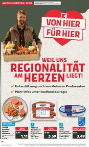 Kaufland Prospekt - Regionale Angebote ab 21.01.