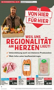 Kaufland Prospekt - Regionale Angebote ab 21.01. - Seite 1