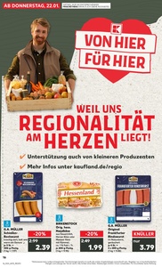 Kaufland Prospekt - Regionale Angebote ab 21.01.