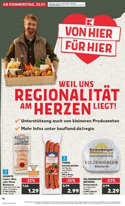 Kaufland Prospekt - Regionale Angebote ab 21.01.