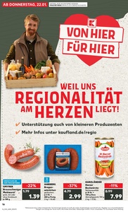 Kaufland Prospekt - Regionale Angebote ab 21.01.