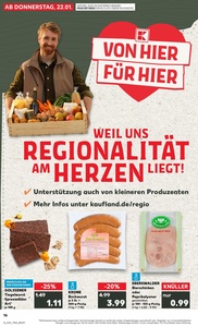 Kaufland Prospekt - Regionale Angebote ab 21.01.