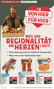 Kaufland Prospekt - Regionale Angebote ab 21.01.