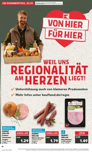 Kaufland Prospekt - Regionale Angebote ab 21.01.