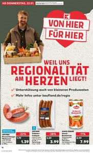Kaufland Prospekt - Regionale Angebote ab 21.01.