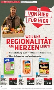 Kaufland Prospekt - Regionale Angebote ab 21.01.