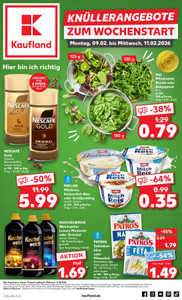 Kaufland Prospekt - Mo-Mi Angebote ab 09.02. - Seite 1