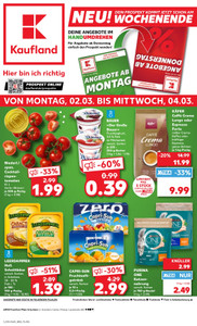 Kaufland Prospekt - Mo-Mi Angebote ab 02.03. - Seite 1