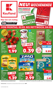 Kaufland Prospekt - Mo-Mi Angebote ab 02.03. - Seite 1