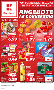 Kaufland Prospekt - Angebote ab 05.03. - Seite 1