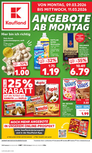 Kaufland Prospekt - Mo-Mi Angebote ab 09.03.