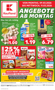 Kaufland Prospekt - Mo-Mi Angebote ab 05.03.