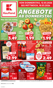 Kaufland Prospekt - Angebote ab 12.03. - Seite 1