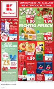 Kaufland Prospekt - Angebote ab 19.03. - Seite 1