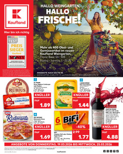 Kaufland Prospekt - Angebote ab 19.03.