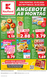 Kaufland Prospekt - Mo-Mi Angebote ab 23.03. - Seite 1