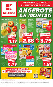 Kaufland Prospekt - Mo-Mi Angebote ab 23.03.