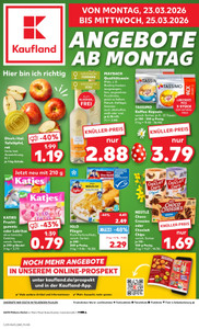 Kaufland Prospekt - Mo-Mi Angebote ab 23.03.