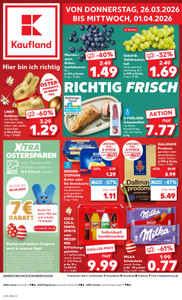 Kaufland Prospekt - Angebote ab 26.03. - Seite 1